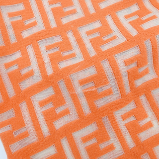 FENDI | Orange FF Jacquard Knit Top