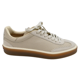 Tennis Walk Perforated Suede Leather Sneakers
