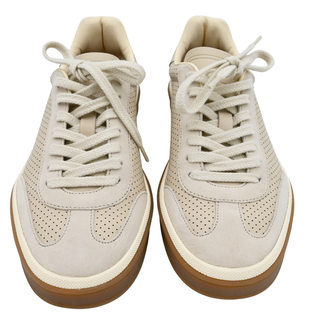 Tennis Walk Perforated Suede Leather Sneakers