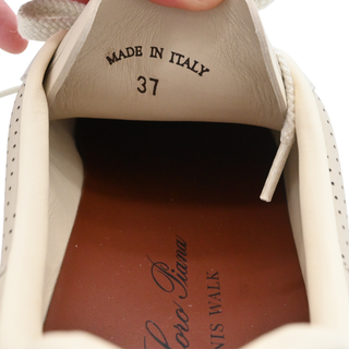 Tennis Walk Perforated Suede Leather Sneakers