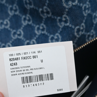 GG Denim Totissima Tote Bag
