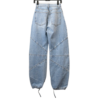 Frederic Blue Denim Barrel Leg Jeans