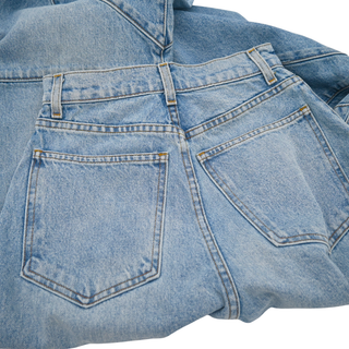 Frederic Blue Denim Barrel Leg Jeans