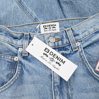 Frederic Blue Denim Barrel Leg Jeans