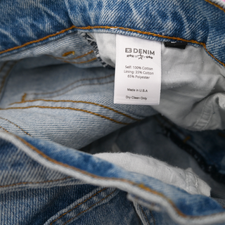 Frederic Blue Denim Barrel Leg Jeans