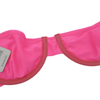 Neon Candy Pink Bikini Top