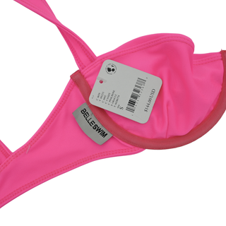 Neon Candy Pink Bikini Top