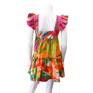 Foliage Mix Mini Dress