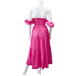 Peony Pink Elio Midi Dress