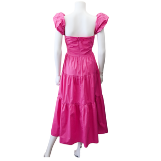 Peony Pink Elio Midi Dress