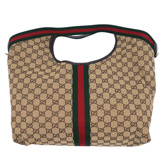 GUCCI | GG Canvas Giglio Tote Bag