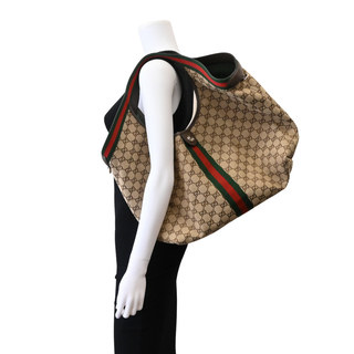 GUCCI | GG Canvas Giglio Tote Bag