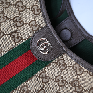 GUCCI | GG Canvas Giglio Tote Bag