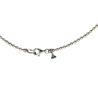 Square Caviar Pendant Necklace
