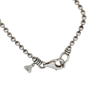 Square Caviar Pendant Necklace
