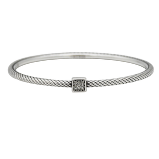 DAVID YURMAN | Pavé Diamond Confetti Cable Bangle
