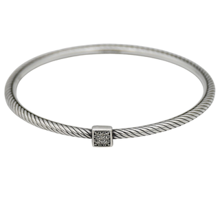 DAVID YURMAN | Pavé Diamond Confetti Cable Bangle
