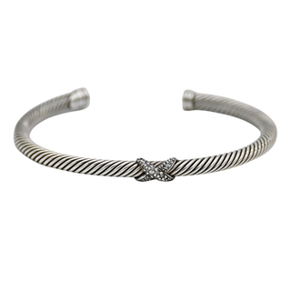 Diamond X Cable Bracelet