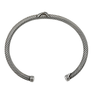 Diamond X Cable Bracelet