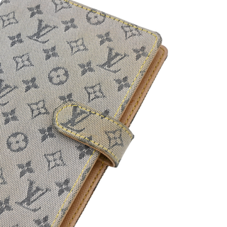 LOUIS VUITTON | Mini Lin Monogram Agenda PM Cover