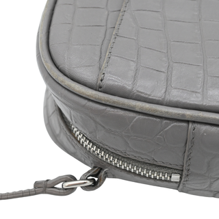 Mini Blogger Embossed Leather Camera Bag