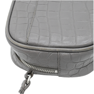 Mini Blogger Embossed Leather Camera Bag