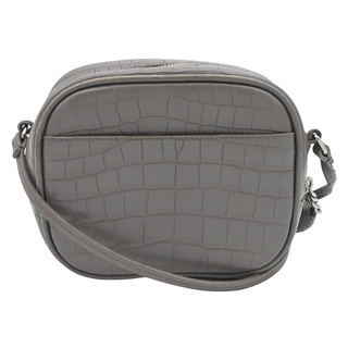 Mini Blogger Embossed Leather Camera Bag