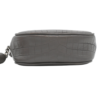 Mini Blogger Embossed Leather Camera Bag