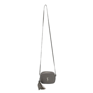 Mini Blogger Embossed Leather Camera Bag