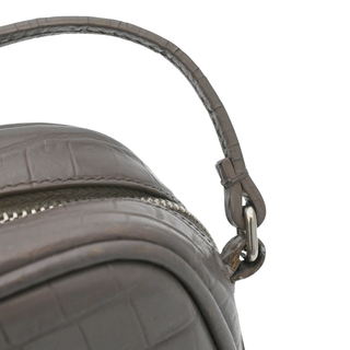 Mini Blogger Embossed Leather Camera Bag
