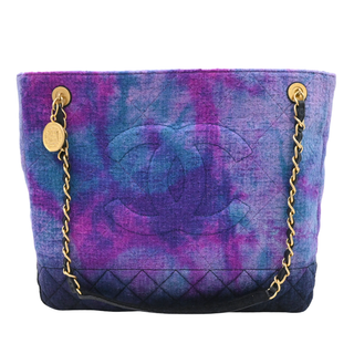 Tie-Dye Tweed Timeless Shopper Tote Bag