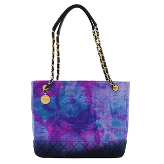 Tie-Dye Tweed Timeless Shopper Tote Bag