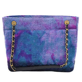 Tie-Dye Tweed Timeless Shopper Tote Bag
