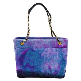 Tie-Dye Tweed Timeless Shopper Tote Bag