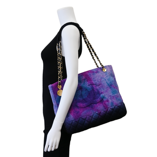 Tie-Dye Tweed Timeless Shopper Tote Bag