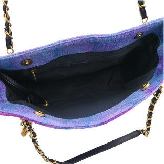 Tie-Dye Tweed Timeless Shopper Tote Bag