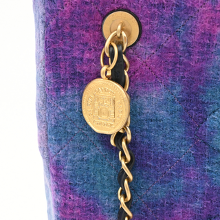Tie-Dye Tweed Timeless Shopper Tote Bag