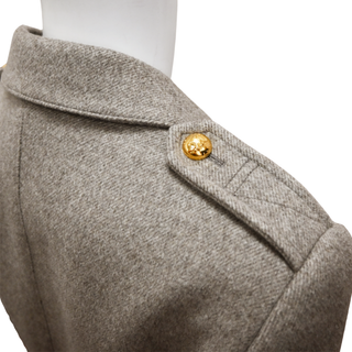 Gris Beige Saharienne Cashmere Jacket