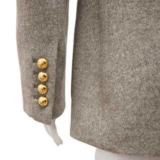 Gris Beige Saharienne Cashmere Jacket