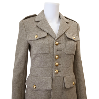Gris Beige Saharienne Cashmere Jacket