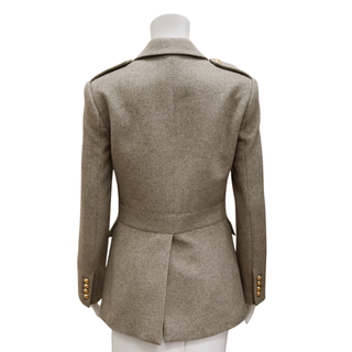 Gris Beige Saharienne Cashmere Jacket