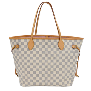 Neverfull MM Damier Azur Tote Bag