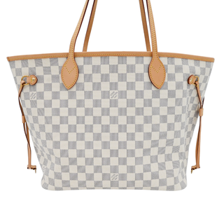 Neverfull MM Damier Azur Tote Bag