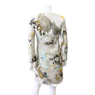 Exclusive Floral Paisley Jacquard Coat