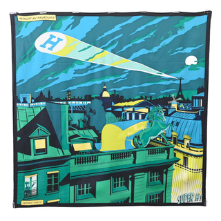 Minuit au Faubourg Silk Scarf