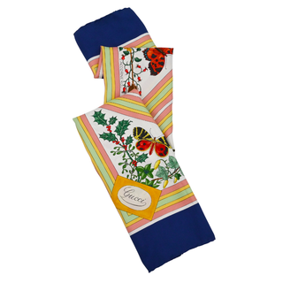 GUCCI | Multicolor Floral Silk Scarf