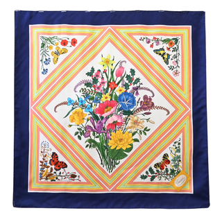 GUCCI | Multicolor Floral Silk Scarf