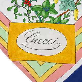 GUCCI | Multicolor Floral Silk Scarf