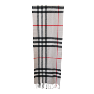 Check Cashmere Scarf