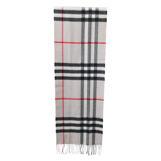 Check Cashmere Scarf